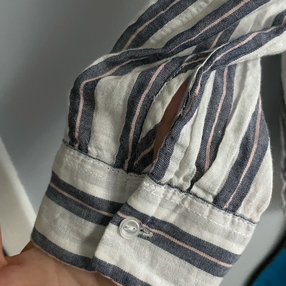 Striped Collard Shirt - Picture 3 of 4